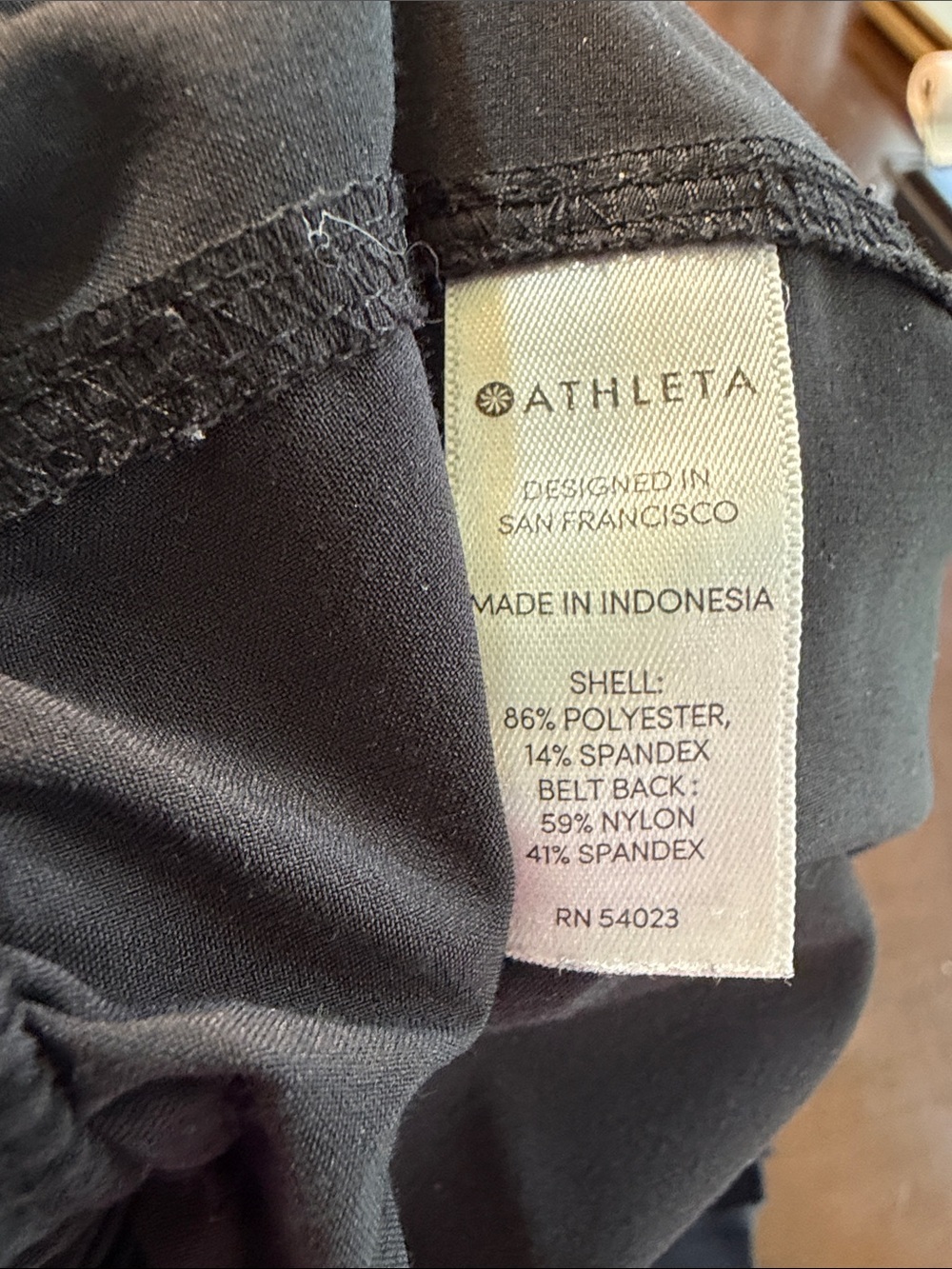 Athleta Black Paperbag Waist Women’s Pants - Picture 4 of 5